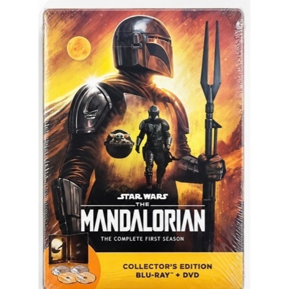 Star Wars The Mandalorian Season 1 Collector's Edition Blu-ray DVD SteelBook New